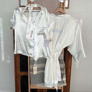NWT In Bloom by Jonquil Bridal Bundle Pj + Robe Set
